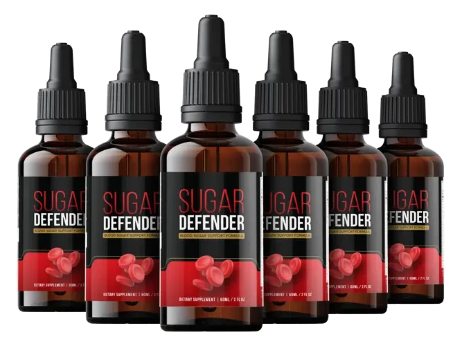 Sugar Defender 6 bottle official bundle pack of blood sugar liquid drops